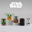 JoyJolt Star Wars Stackable Character Collection Grogu Stackable Glasses - 8 oz