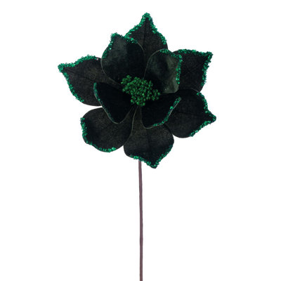 Tige de poinsettia vert 21,5 po Dakota Fields, comprend 6 pièces par sac.