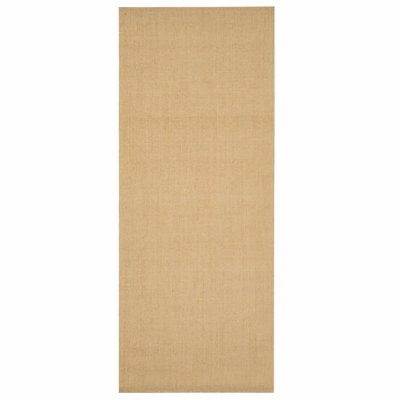 August Grove Rug Natural Sisal Brown
