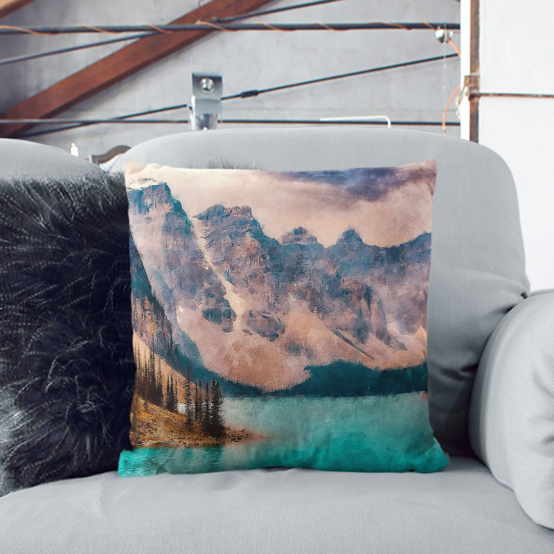 Square Throw Cushion, 55cm H x 55cm W x 20cm D