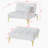 Yanelys 35.5'' Wide Teddy fabric Tufted Side Chair-1877466918-1877466920