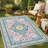 Floral Pattern Area Rug, Soft And Lightweight, Suitable For All Seasons, Easy To Maintain And Easy To Clean, Machine Washable Carpet Floor Mat, Suitable For Living Room, Bedroom, Dining Room, Hallway, Balcony, Room Decor, Home Decor, Outdoor Decor-1778884470