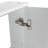 24" Bathroom Wall Cabinet, Soft Close Doors, Float Mounting Design,Glossy White