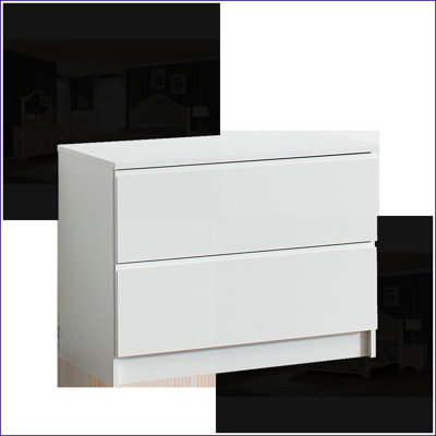Système d'organisation modulaire avec grand rangement Devi | Blanc | Bois