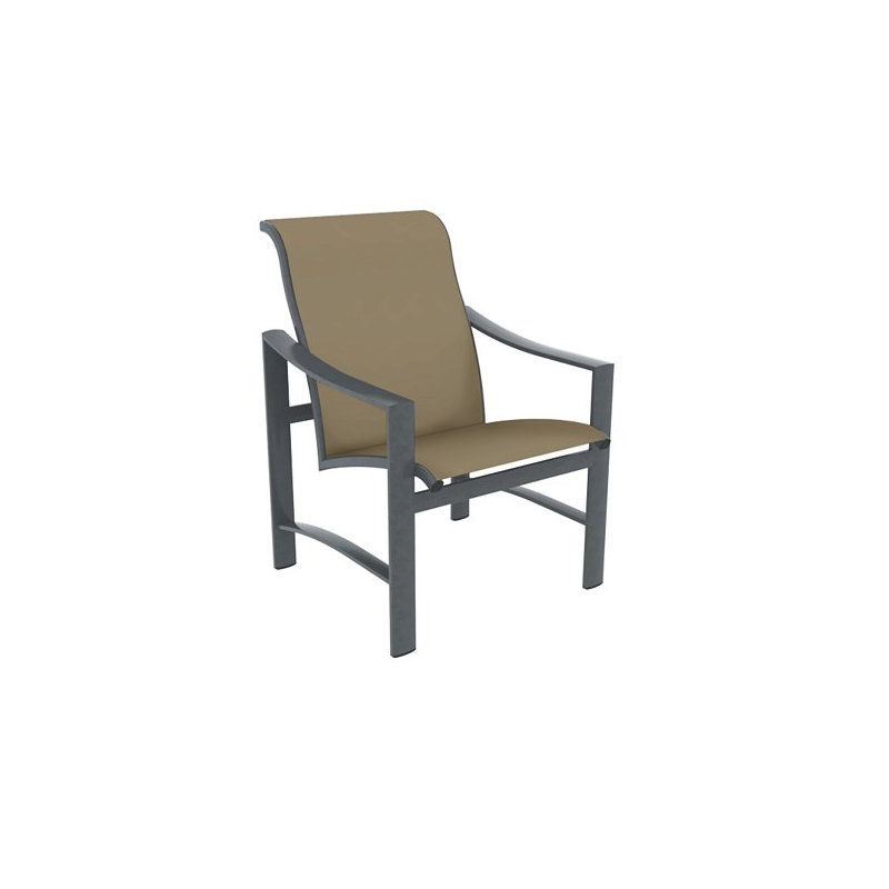 Kenzo Outdoor Dining Armchair, Bogota, Graphite