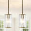 Luminaire suspendu moderne en cristal 1 lumière à hauteur réglable-1171324545