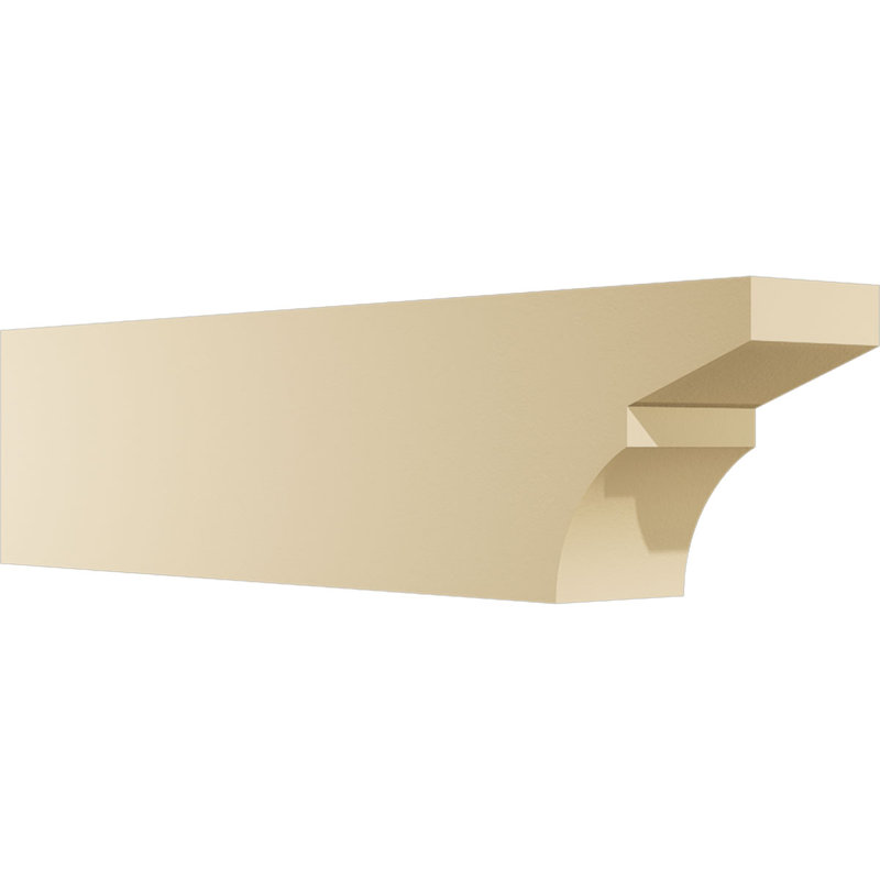 Monterey Signature Urethane Rafter Tail, Primed Tan, 10" H x 42" W x 6" D