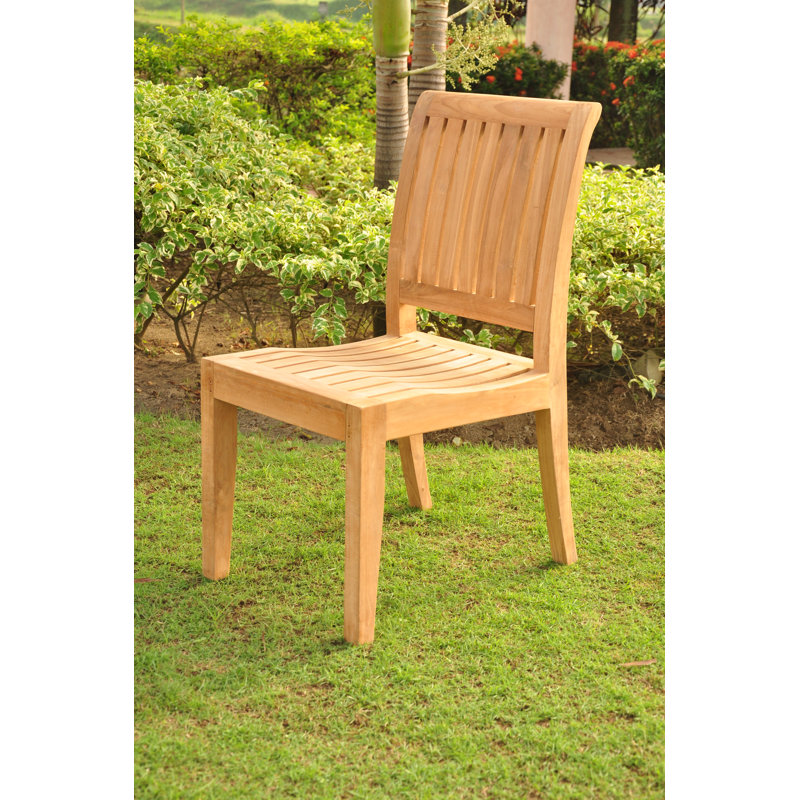 Lagos Outdoor Teak Dining Side Chair