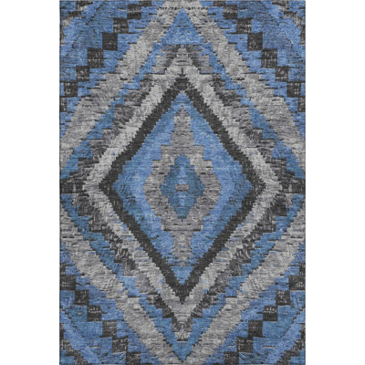 Premium Machine Washable Mayfield AMF1890 Aztec Rug
