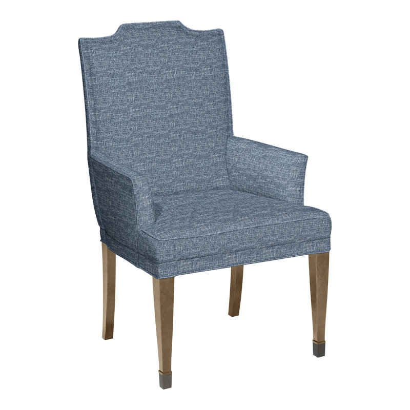 Travis By Michael Weiss Upholstered Arm Chair, Tommy Flax, Hampton, No