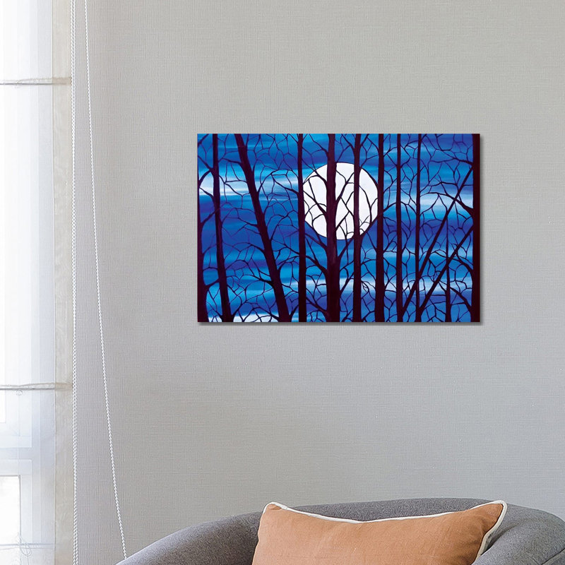Moonlight by Rachel Olynuk - Painting on Canvas, Wrapped Canvas, 45.72cm H x 66.04cm W x 1.91cm D