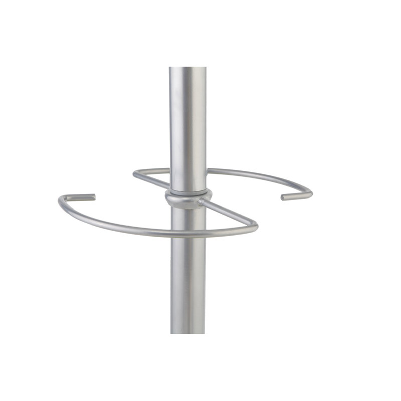 Abihail Metal Freestanding Coat Rack, Wooden