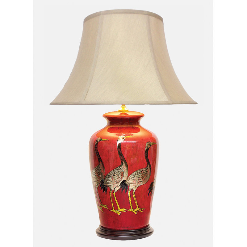 Ceramic Table Lamp, White