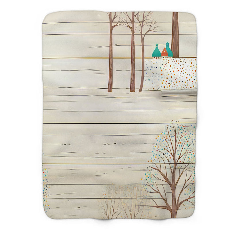 Couverture d'hiver 1 pièce Winter Cozy Time, Grand lit