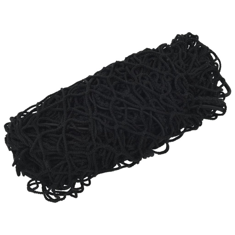 Filet de remorque avec corde élastique noir 9,8 x 8,2 pi Vidaxl, H 4,69 po x l 12,2 po x P 11,89 po
