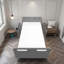 Lit d'hôpital électrique réglable avec télécommande, matelas en mousse à mémoire de forme et rails de sécurité pour les soins à domicile