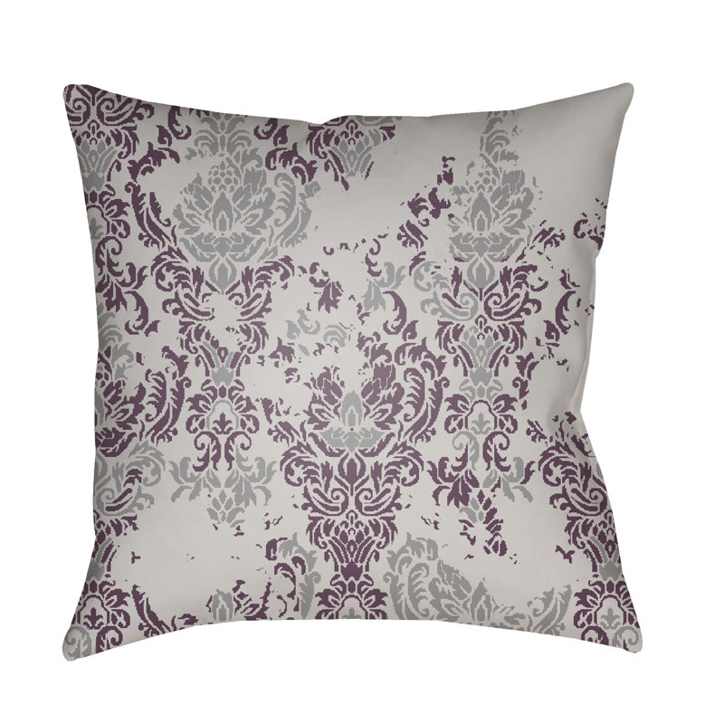 Square Pillow Cover & Insert, Medium Gray