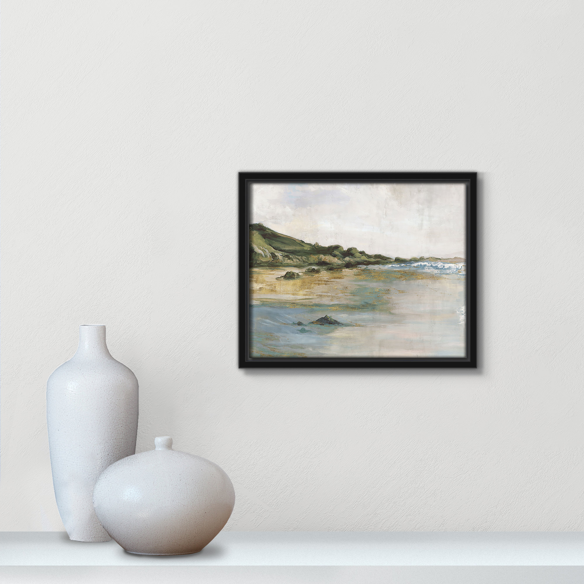 Tide’s Edge Print by , Black, 9.5" H x 11.5" W