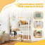Metal, Plastic Pressure Mounted Pet Gate