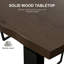 Solid Wood Top Dining Table