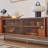 Retro pine simple TV cabinet-1938967551