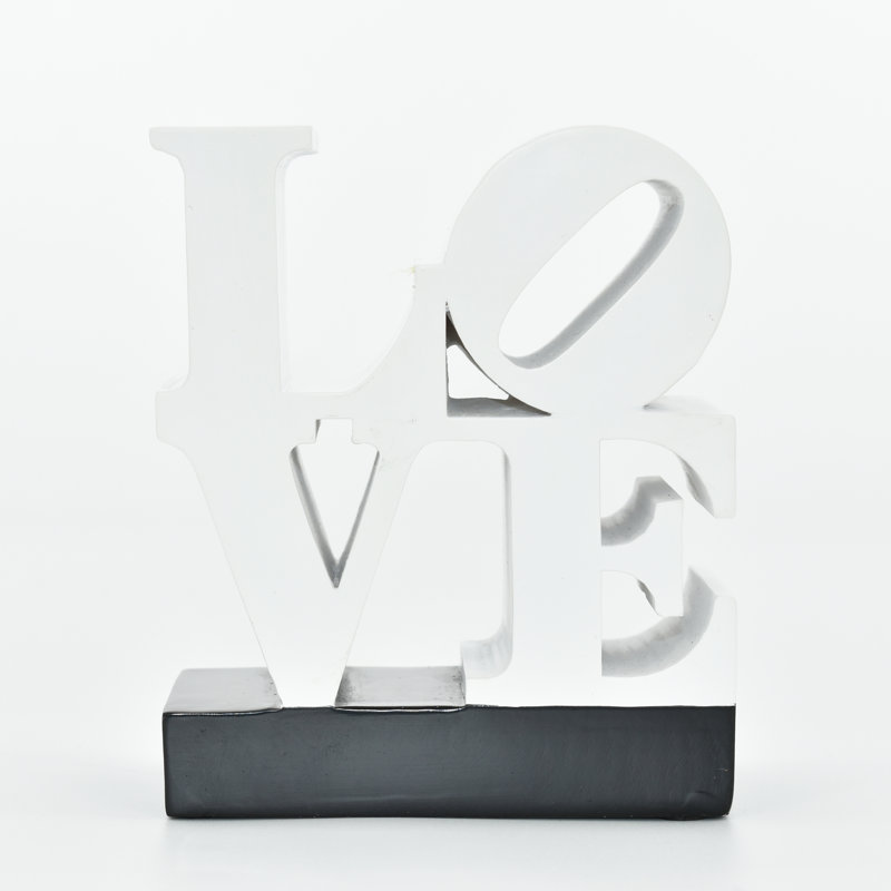 Sculpture Adam & Friends Home Decor 1 pièce, Blanc