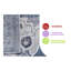 Tapis crème / bleu / médaillon Collection-213530274