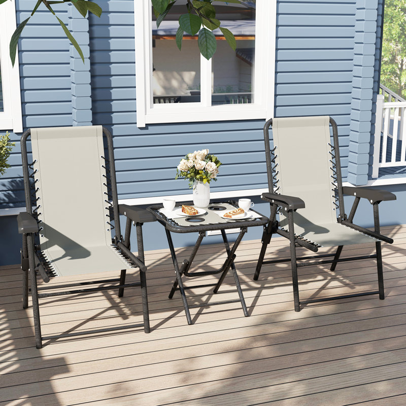 2 - Person Patio Dining Set with Square Table
