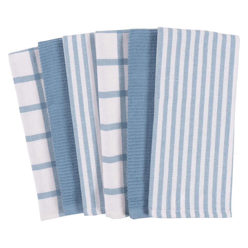 Ensemble de draps plats et ondulés, Denim délavé