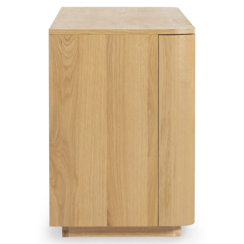 Liadonna 4 Door Wood Sideboard, Natural