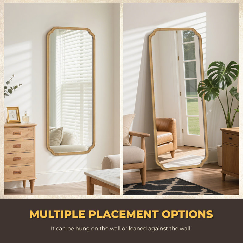 Miroir pleine grandeur, 55 po x 22 po, Naturel