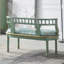 Banc vert de style américain