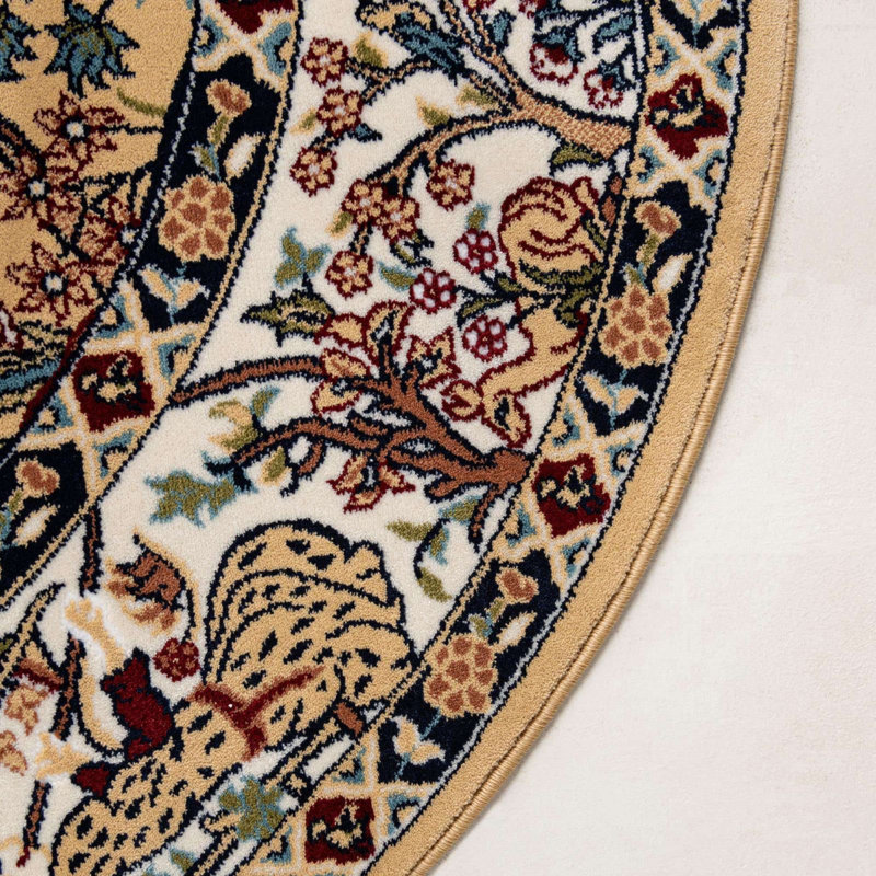 Tapis traditionnel Kelayeh couleur champignon