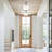 Chused Glass Semi Flush Mount