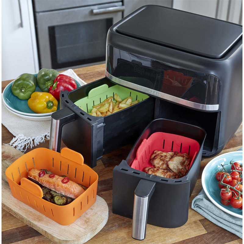 Wafe Air Fryer Liner Dual, Red
