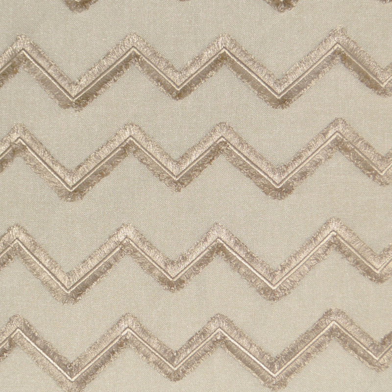 Symmetry Embroidered Throw Pillow, Linen, Square 20"