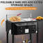 Friteuse d'extérieur avec double réservoir en acier inoxydable de 8 pintes et panier