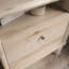 Table de chevet Coastal avec grand tiroir, finition brune