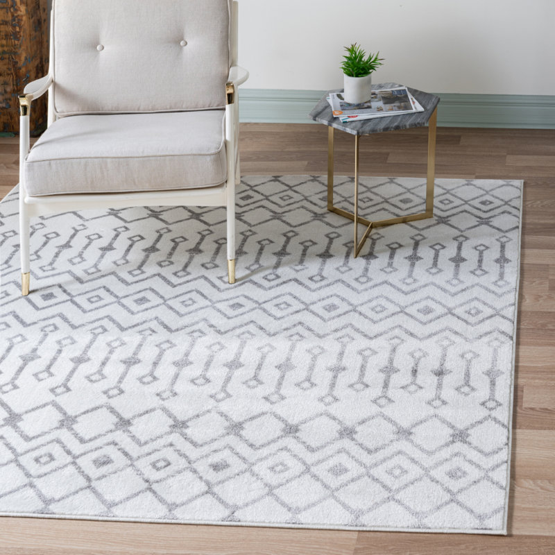 Tapis marocain Rhodell, Carré 6 pi 1 po