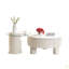 Ensemble de 2 tables basses rondes gigognes, table basse avec tiroir de rangement, table centrale en plastique pour le salon, grand 27,56 po, petit 19,69 po-366992293-366992295