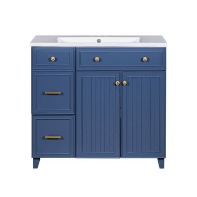 Ensemble de meuble-lavabo 36 "avec lavabo en résine