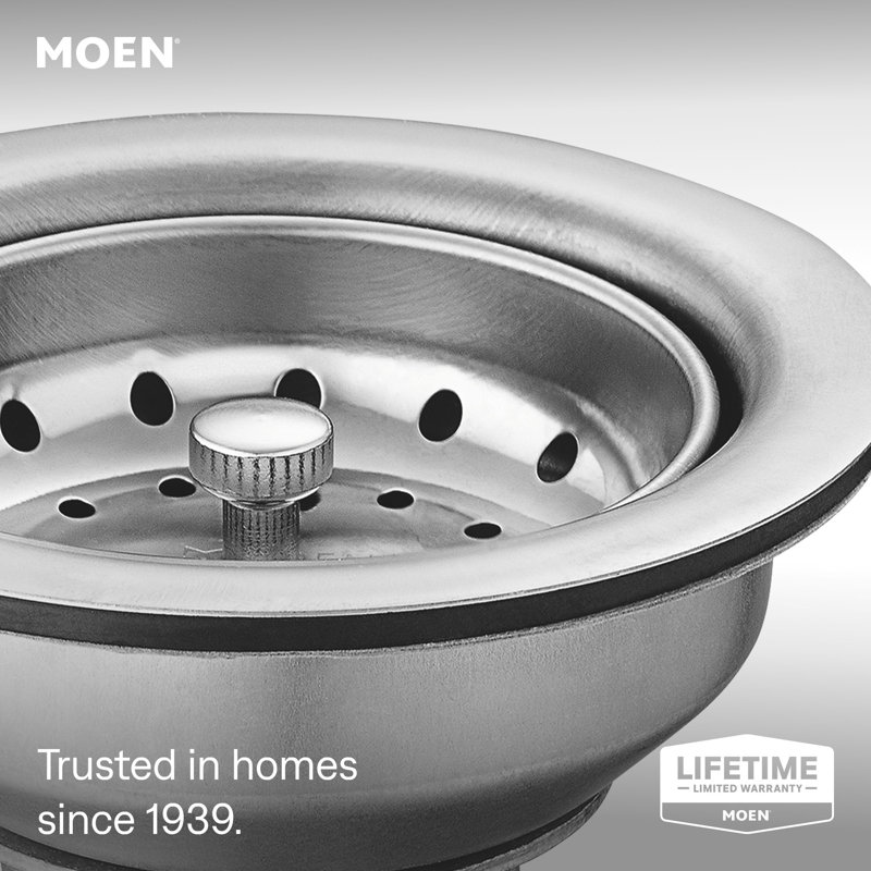 Moen® 3.5" Basket Strainer Kitchen Sink Drain