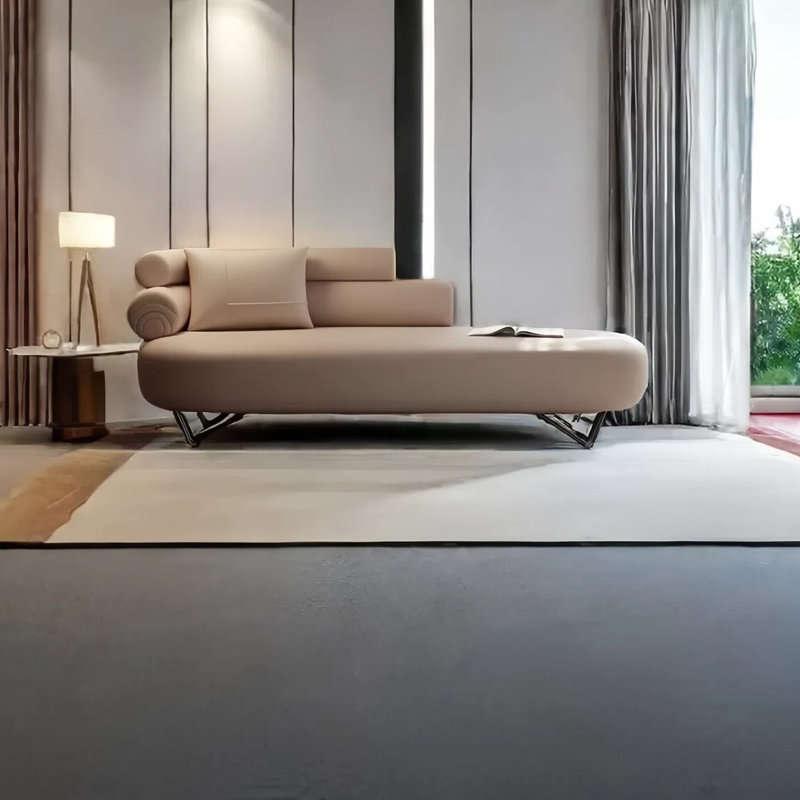 Méridienne Fashion Creative Leisure Home, Accoudoir à gauche (vu de face), Beige