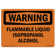 SignMission Flammable Liquid Isopropanol Alcohol Sign | Wayfair