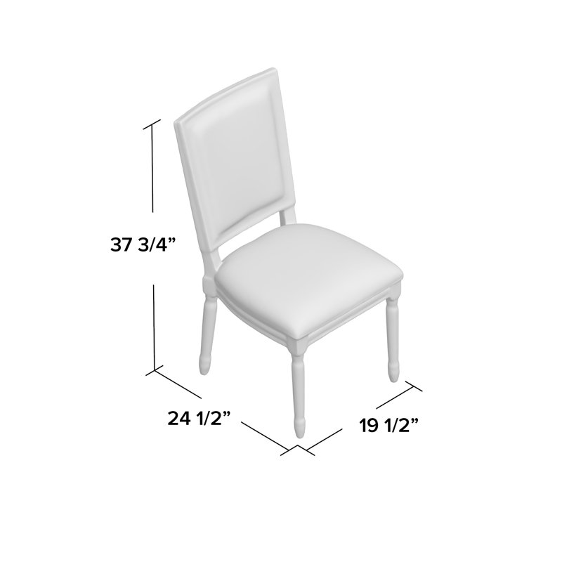 Chaise d'appoint Fleur en beige