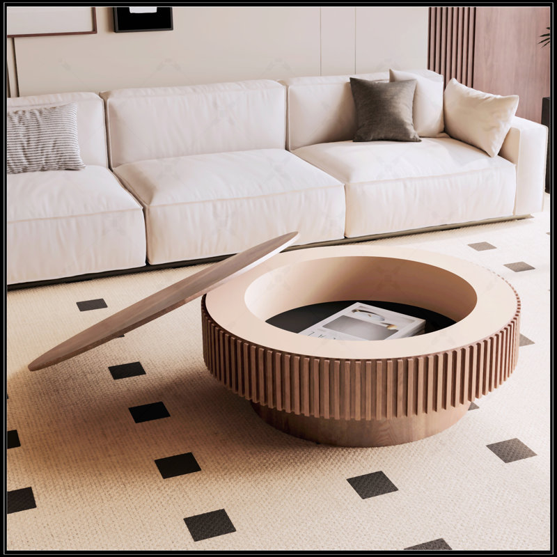 Table basse 39,37 po, Noyer