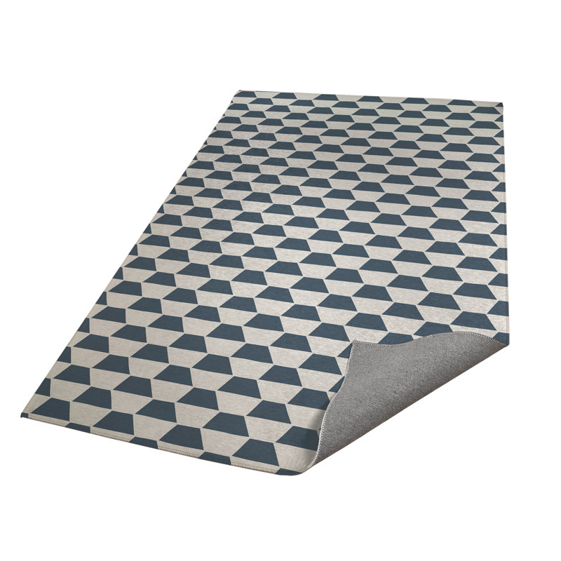 Tapis de jeu Hex Kids, Bleu, Rectangle 4pi x 6 pi