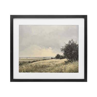 «Rustic Countryside Hill Landscape», reproduction encadrée sous verre, conception de Franklyn Gregory