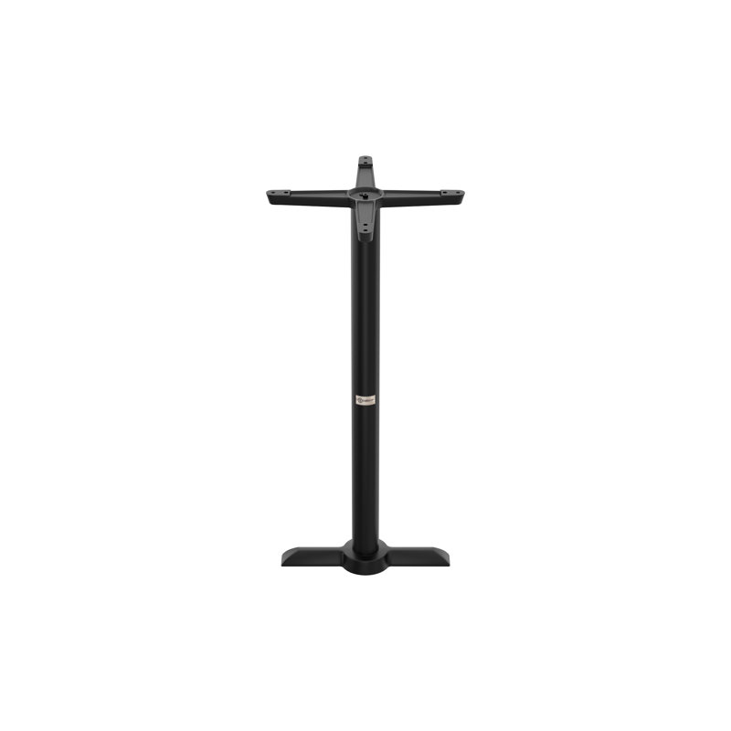 Base de table en T de 40 po Tarrison, Noir