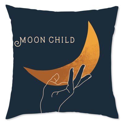 Housse de coussin carré Moons